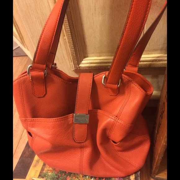Tignanello Handbags - Beautiful orange Bag!