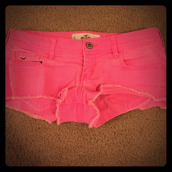 Hot pink Hollister shorts - Picture 1 of 3