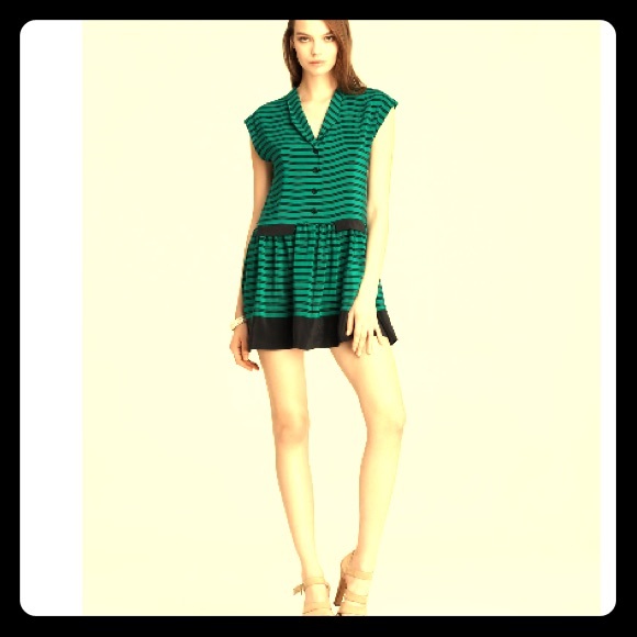 Silk Green Dress