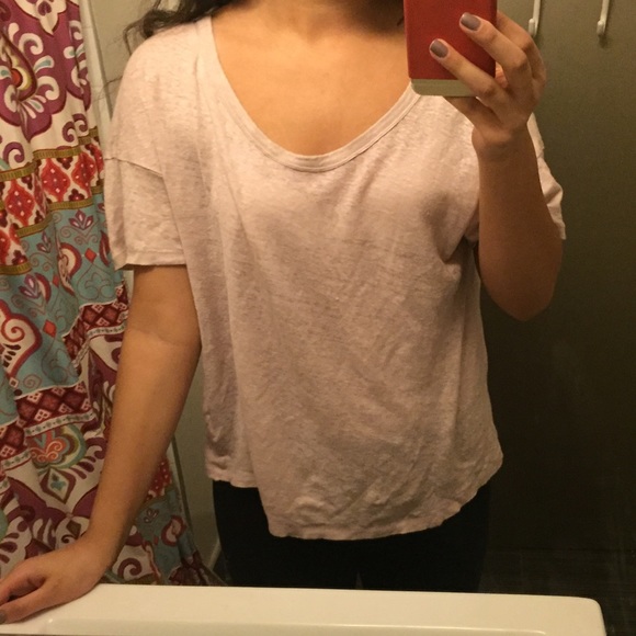 Flowy pink top