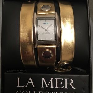 La Mer gold watch