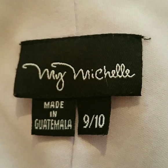 "My Michelle" lavender long dress with scarf - Picture 2 of 4