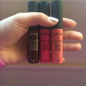 Lip cream matte lipsticks from NYX