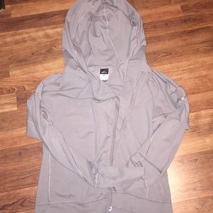Gray Nike Dri Fit Hoodie sz M