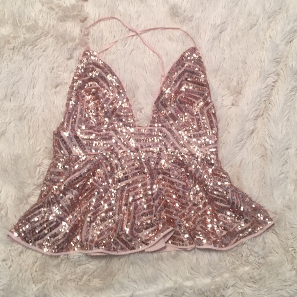 Sequin top. Never been worn!