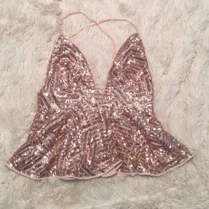 Sequin top. Never been worn!