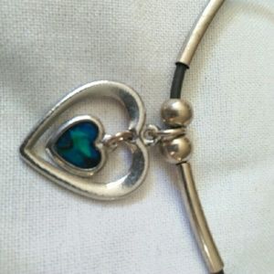 Homemade heart necklace