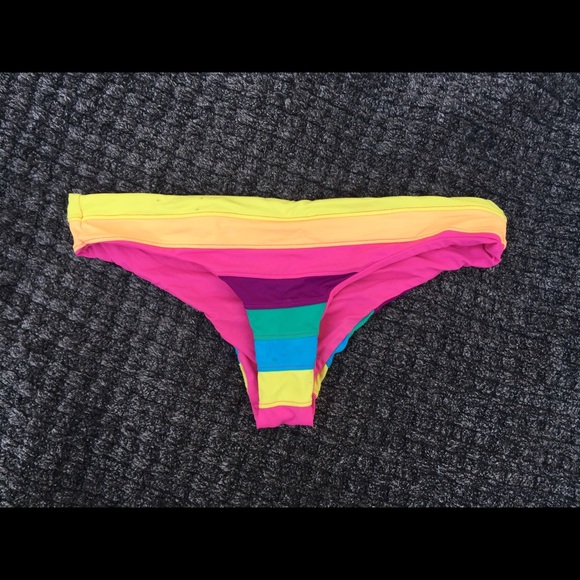 ripcurl Other - Rainbow reversible Ripcurl bathing suit bottoms