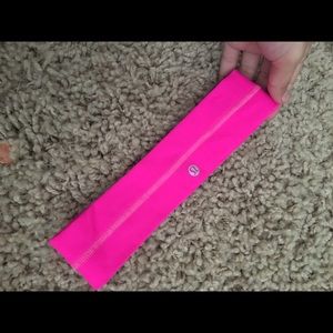 Lulu lemon pink headband