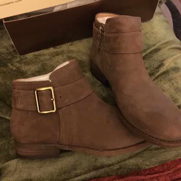 Brand new suede Franco Sarto booties - Picture 2 of 4