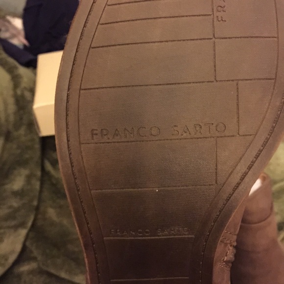 Brand new suede Franco Sarto booties - Picture 4 of 4