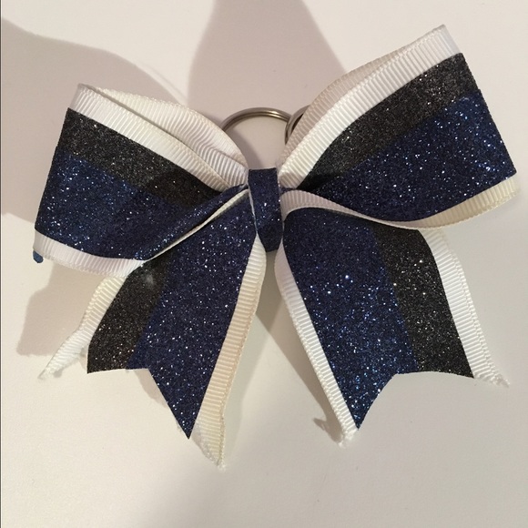Cheer bow key chain