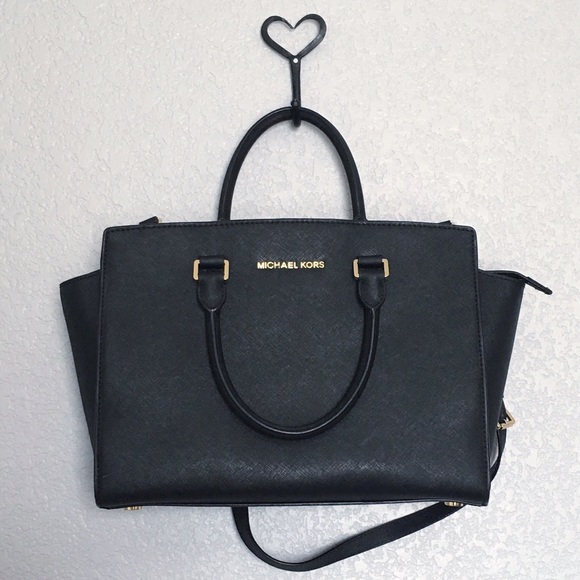 SELMA LARGE LEATHER SATCHEL MICHAEL Michael Kors