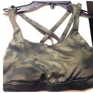 Lululemon Camo Energy sports bra