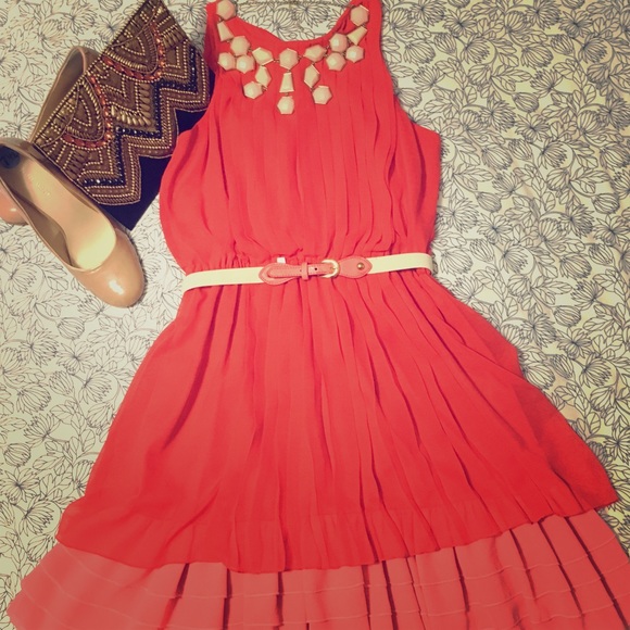 Jessica Simpson chiffon dress