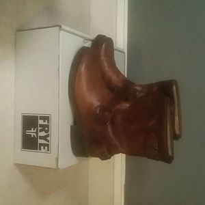 Frye Veronica Boots in Cognac