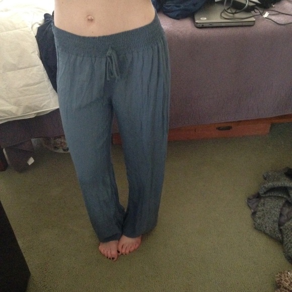 Muted Blue Harem Pants