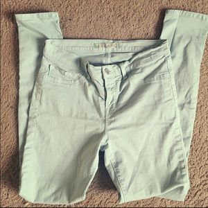 Pastel Mint green skinnies