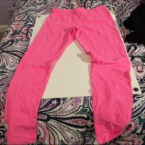 Hot pink girls leggings