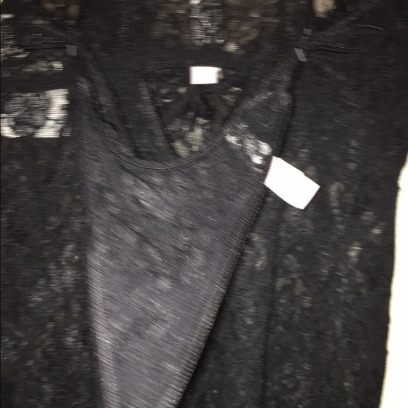 ❤️Inner secrets black lace chemise w thong small - Picture 4 of 4