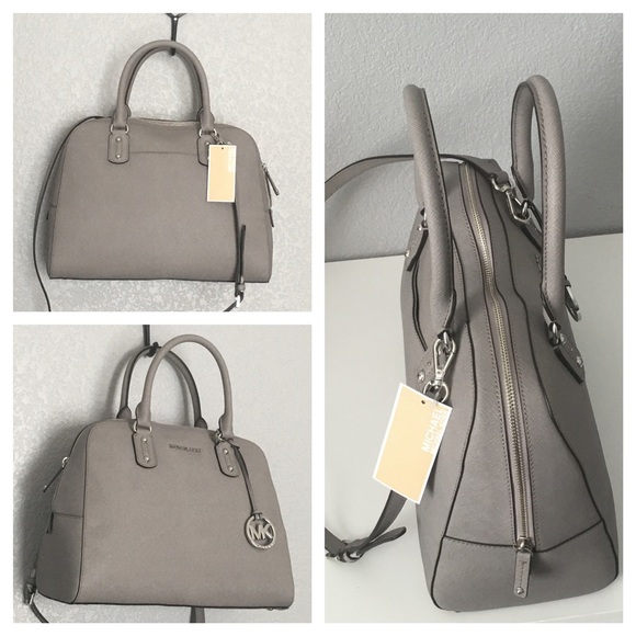 MICHAEL Michael Kors SAFFIANO LEATHER SATCHEL - Picture 3 of 4