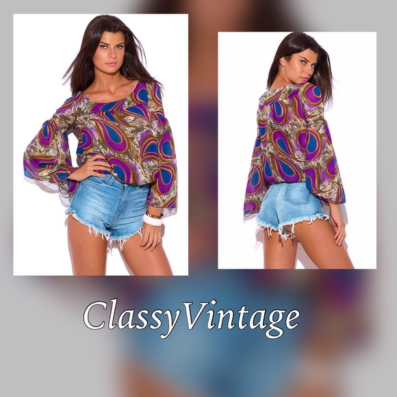 Boutique Tops - Supe cute semi sheer festival ready top