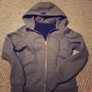 Lululemon scuba hoodie gray glitter