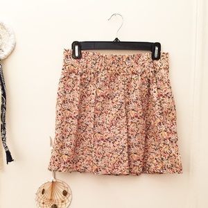 💐💐 J.Crew Wildflower Printed Cotton Skirt