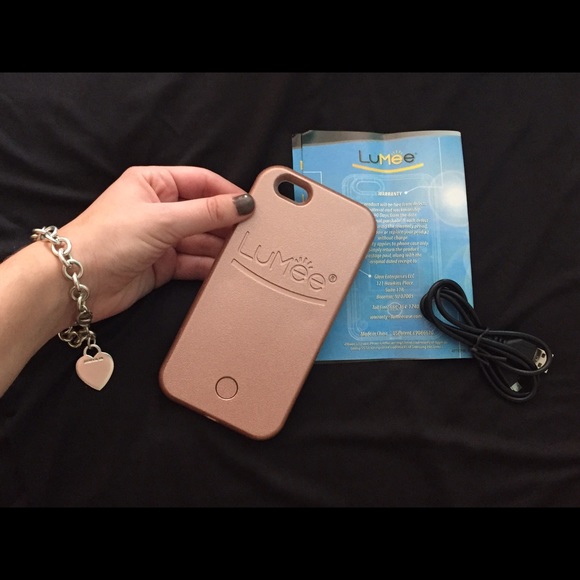 Rose gold Lumee case for iPhone 6