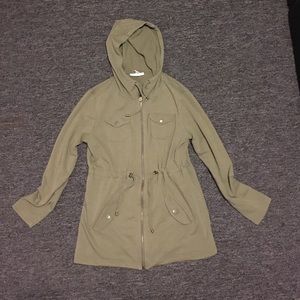 Style&Co Olive Green Anorak Jacket