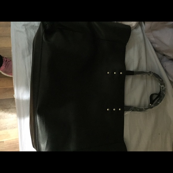 Zara soft black tote bag