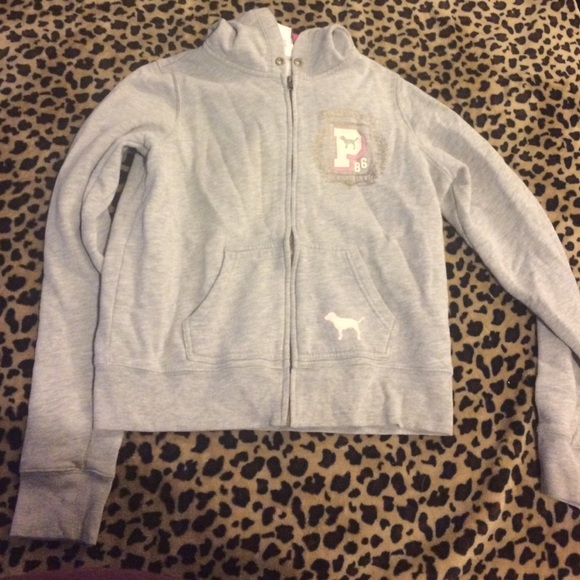 PINK zip up hoodie