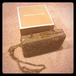 Michael Kors bling clutch😍
