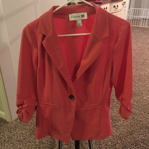 Forever21 blazer 3/4 sleeve