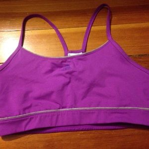 Adidas purple sports bra