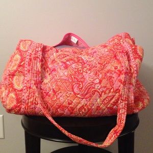 Vera Bradley Sherbet Large Travel Duffle