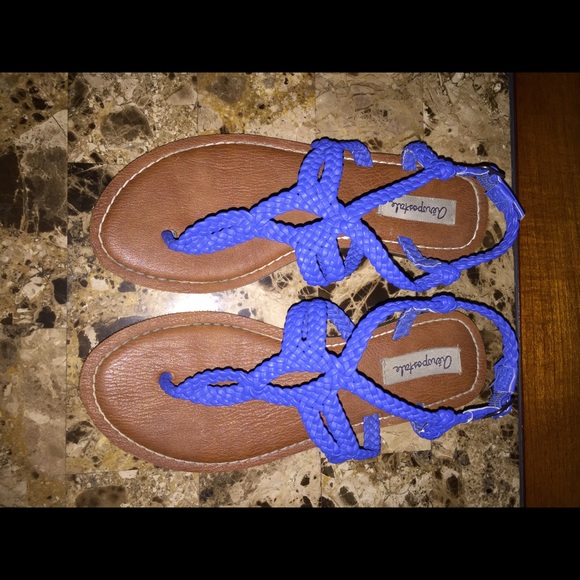 Super cute blue sandals