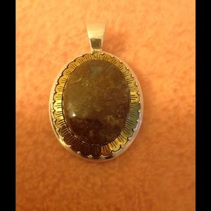 Carolyn Pollack Sterling Silver & Brass Pendant