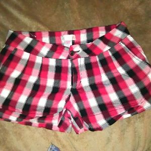 Plaid shorts