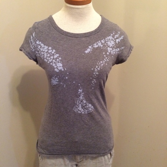 American Eagle Outfitters Tops - Gray AEO Tee