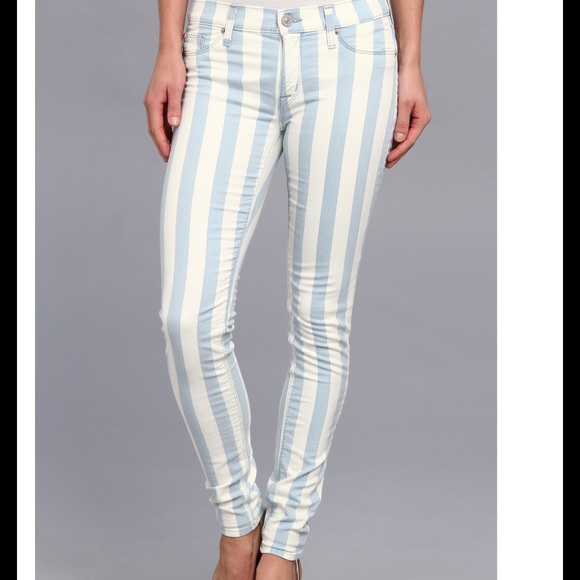 🚫SOLD🚫NWT HUDSON STRIPPED KRISTA JEANS