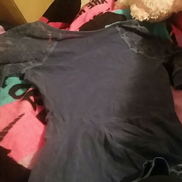 Blue peplum shirt - Picture 3 of 3