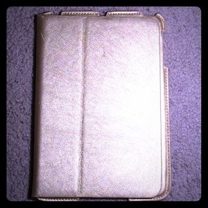 iPad mini case gold shimmer