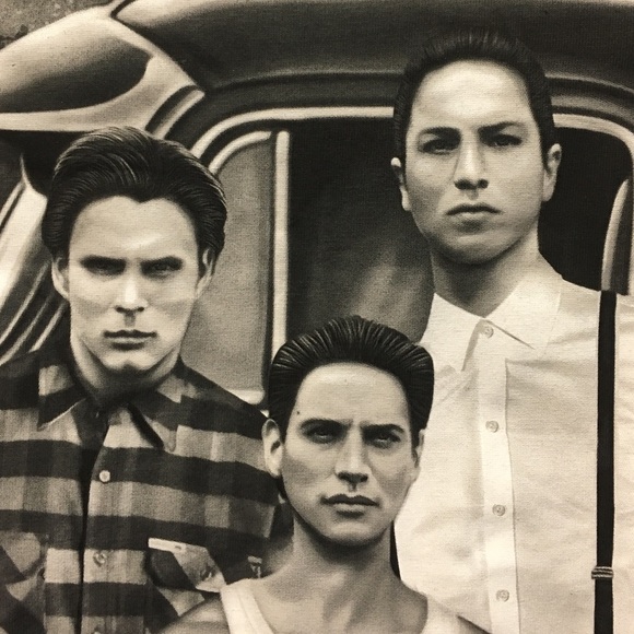 Blood in blood out men's tee design is on back - Picture 4 of 4