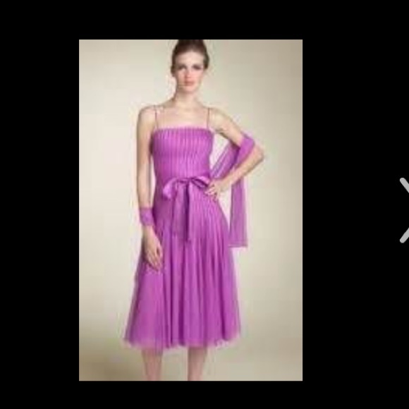 NWT Ribbon Mesh Trim Dress - JS Collections