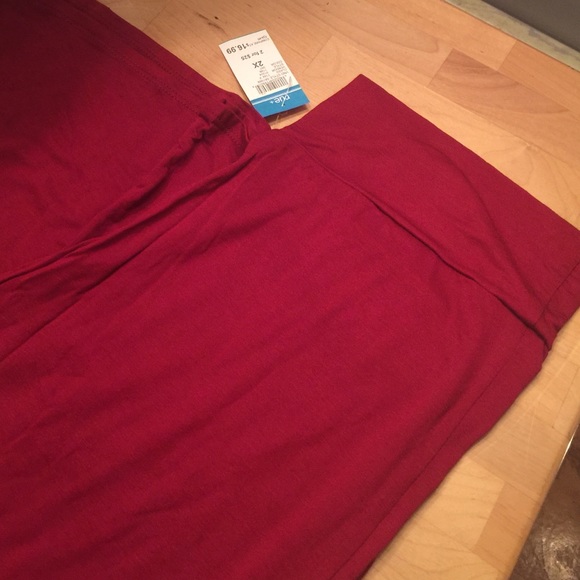 Burgundy Knit Maxi Skirt