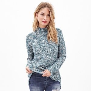 Forever 21 Textured Marled Knit Sweater