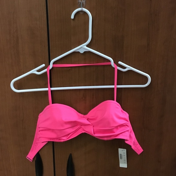 J. Crew front twist bandeau bikini top