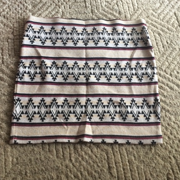 Indian print pencil skirt