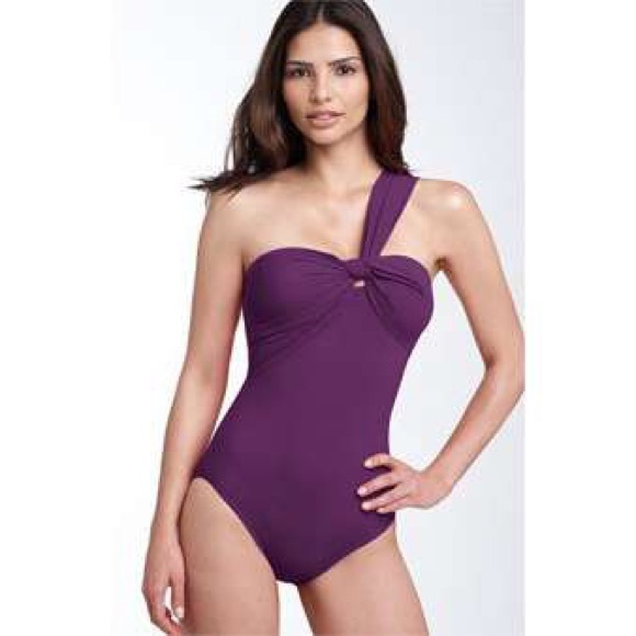 Nordstrom Other - Gottex 'Rhythm' One Shoulder Bandeau Swimsuit